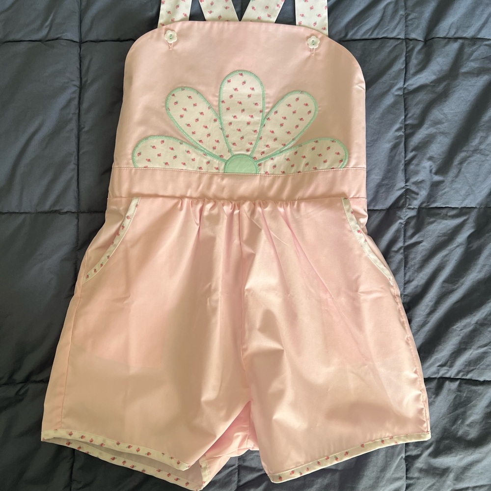 The Beaufort Bonnet Company Pink and Green Kids One Piece